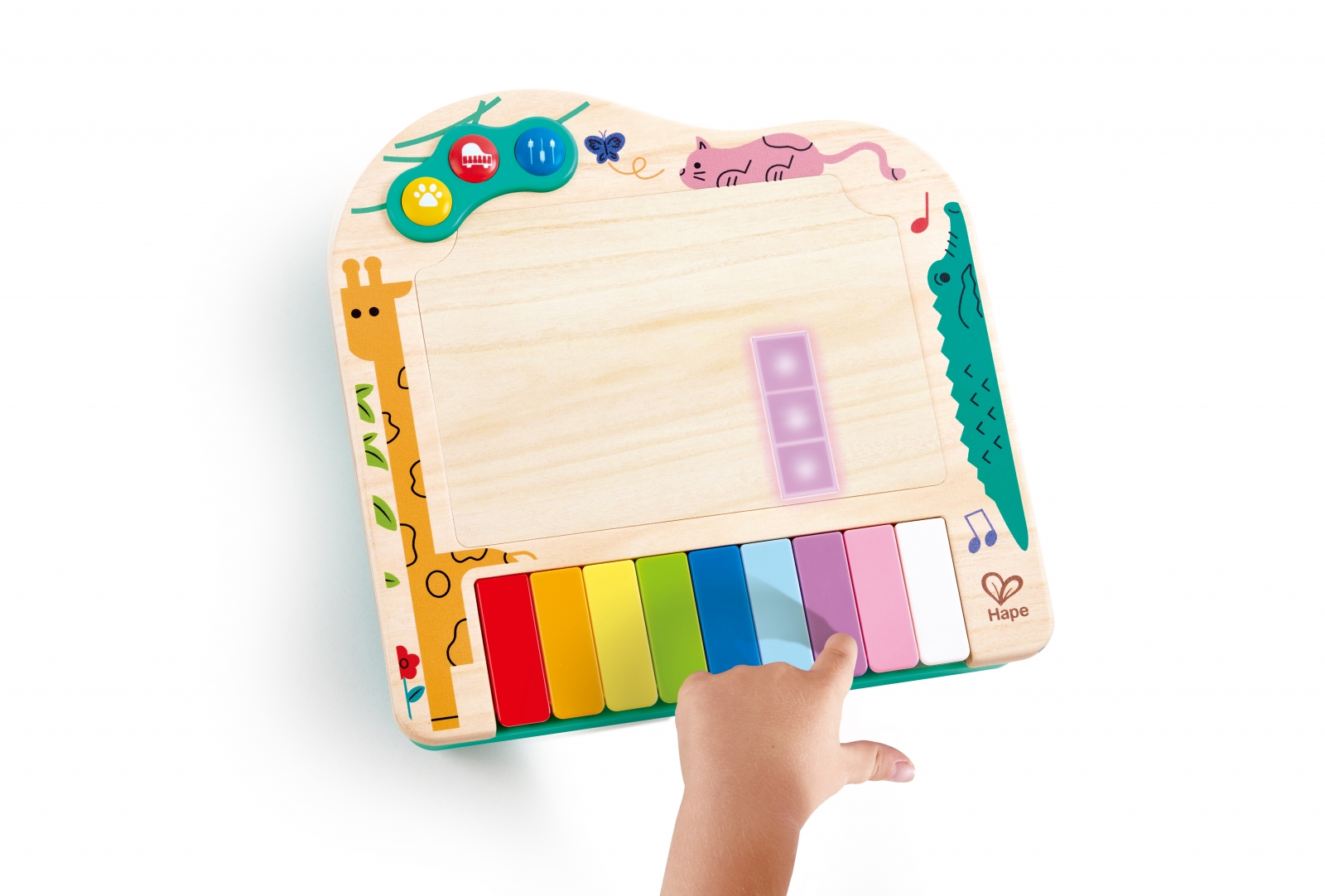 Wooden pixel piano, Hape