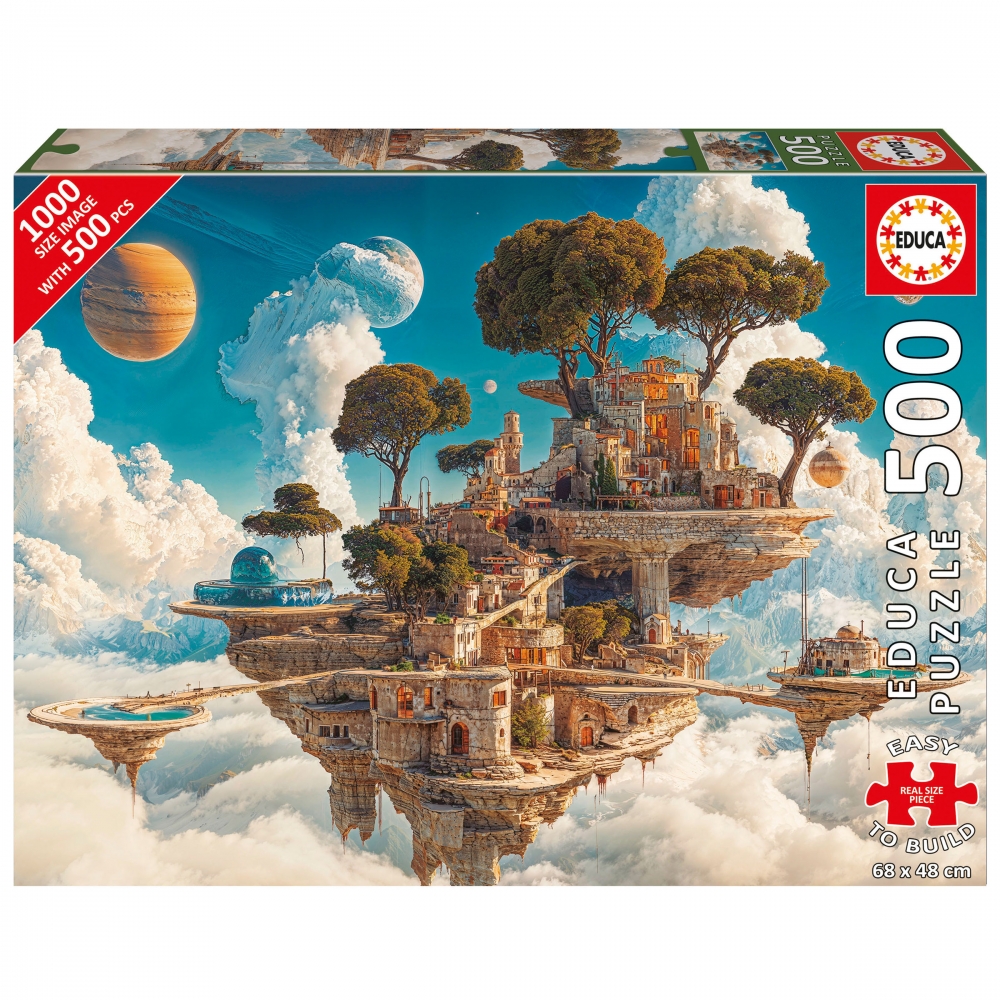 Puzzle, Educa, Kingdom in the Clouds, 500 pieces