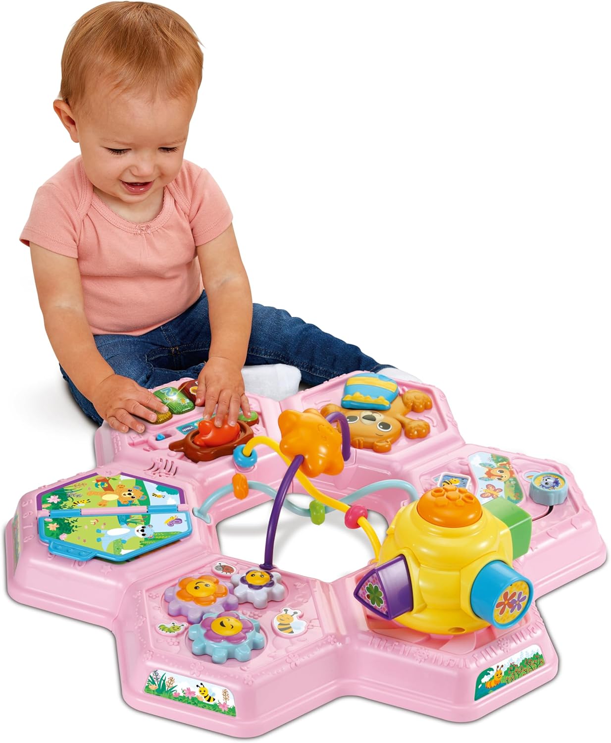 Интерактивна играчка, Vtech, Масичка за игра, Розова