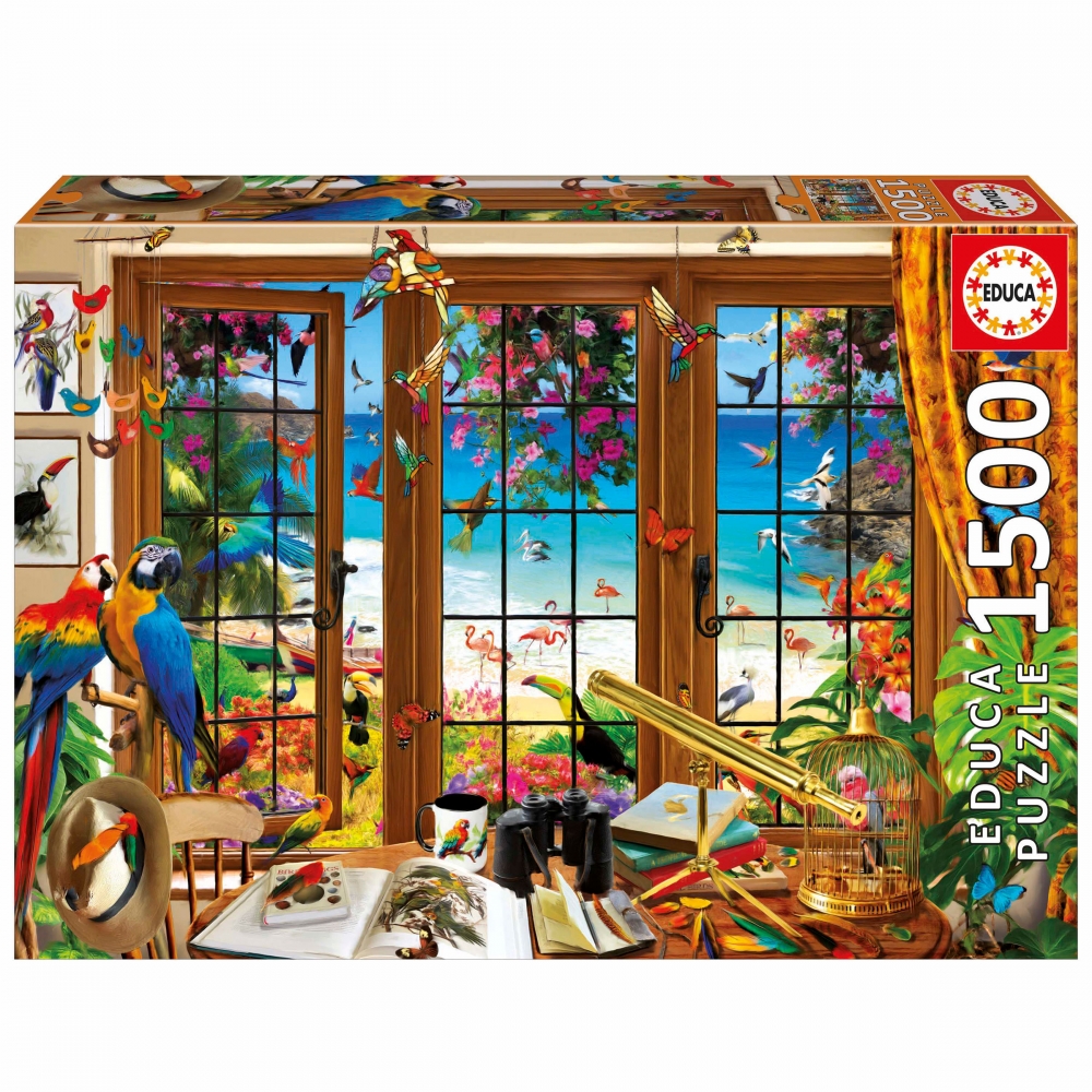 Puzzle, Educa, View from the window, 1500 pieces