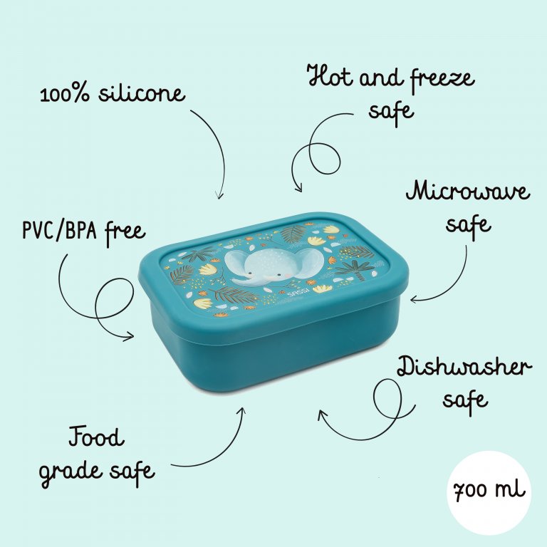 Silicone lunch box divider, Elephant