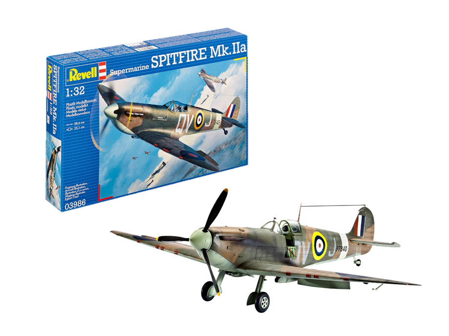 Сглобяем модел Самолет Supermarine Spitfire Mk.IIa, 131 части