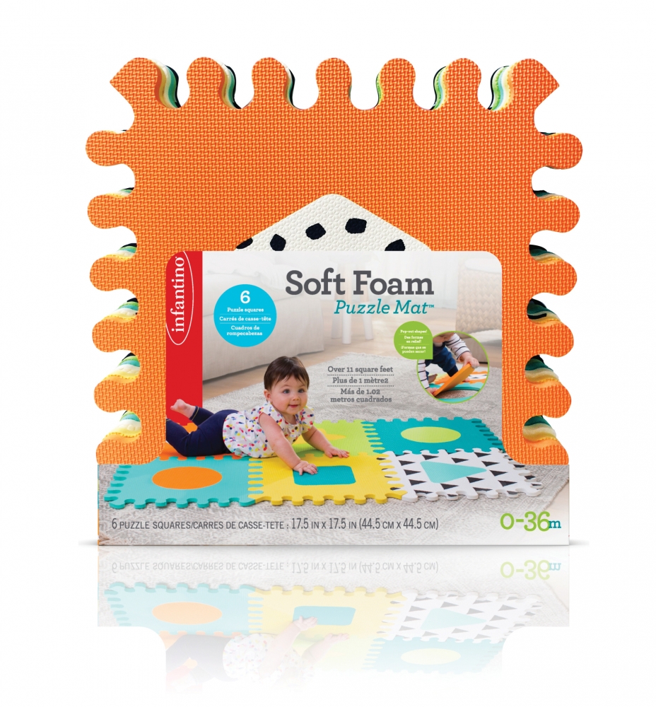 Мека постелка от пяна, Infantino, Пъзел, Форми