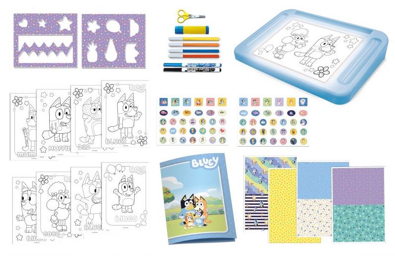 Creative set, Lisciani, Bluey, Drawing school with light board