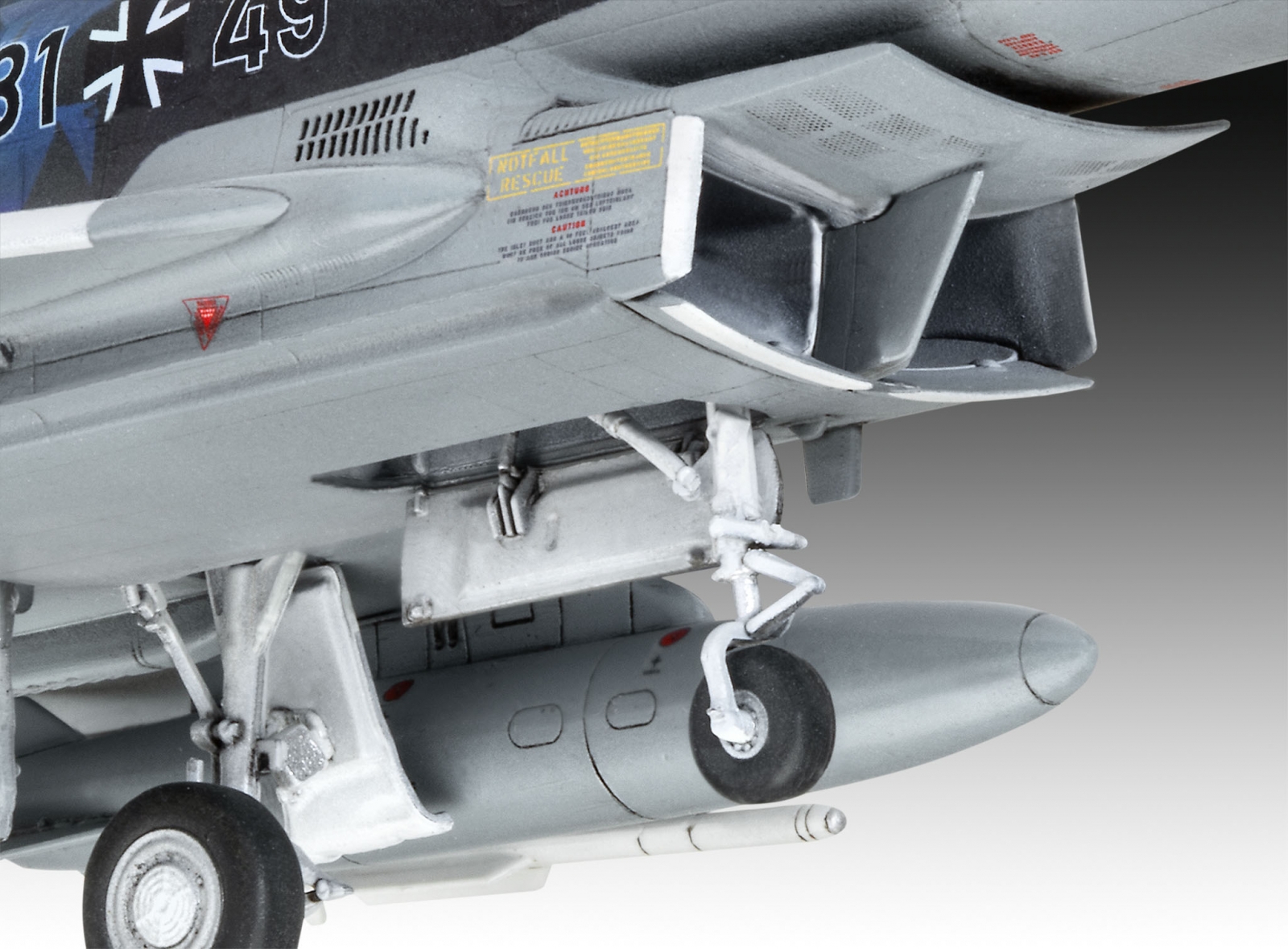 Сглобяем модел Германски изтребител Eurofighter, Luftwaffe 2020 Quadriga, 85 части