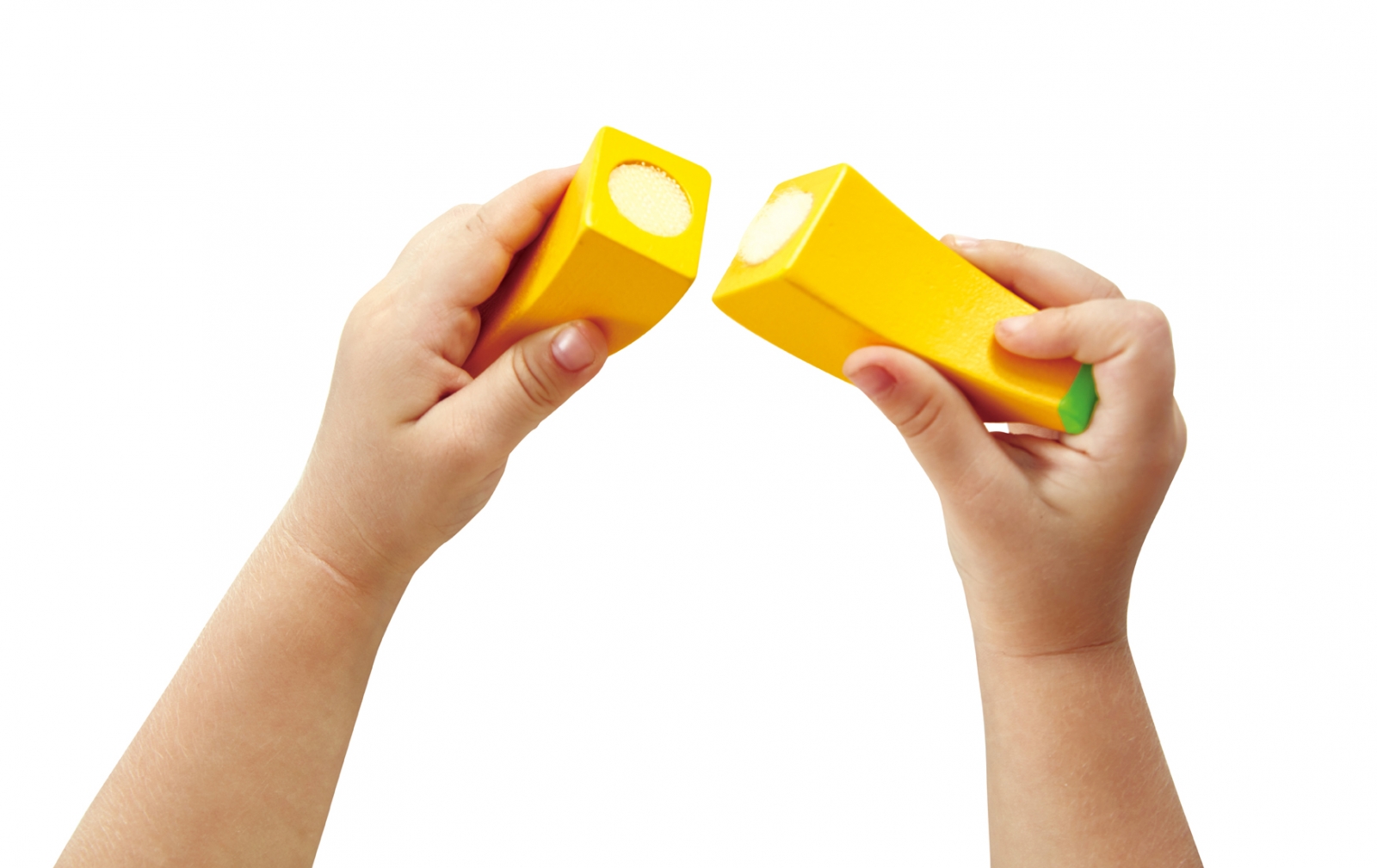 Детски дъвен комплект за рязане, Hape, Плодове