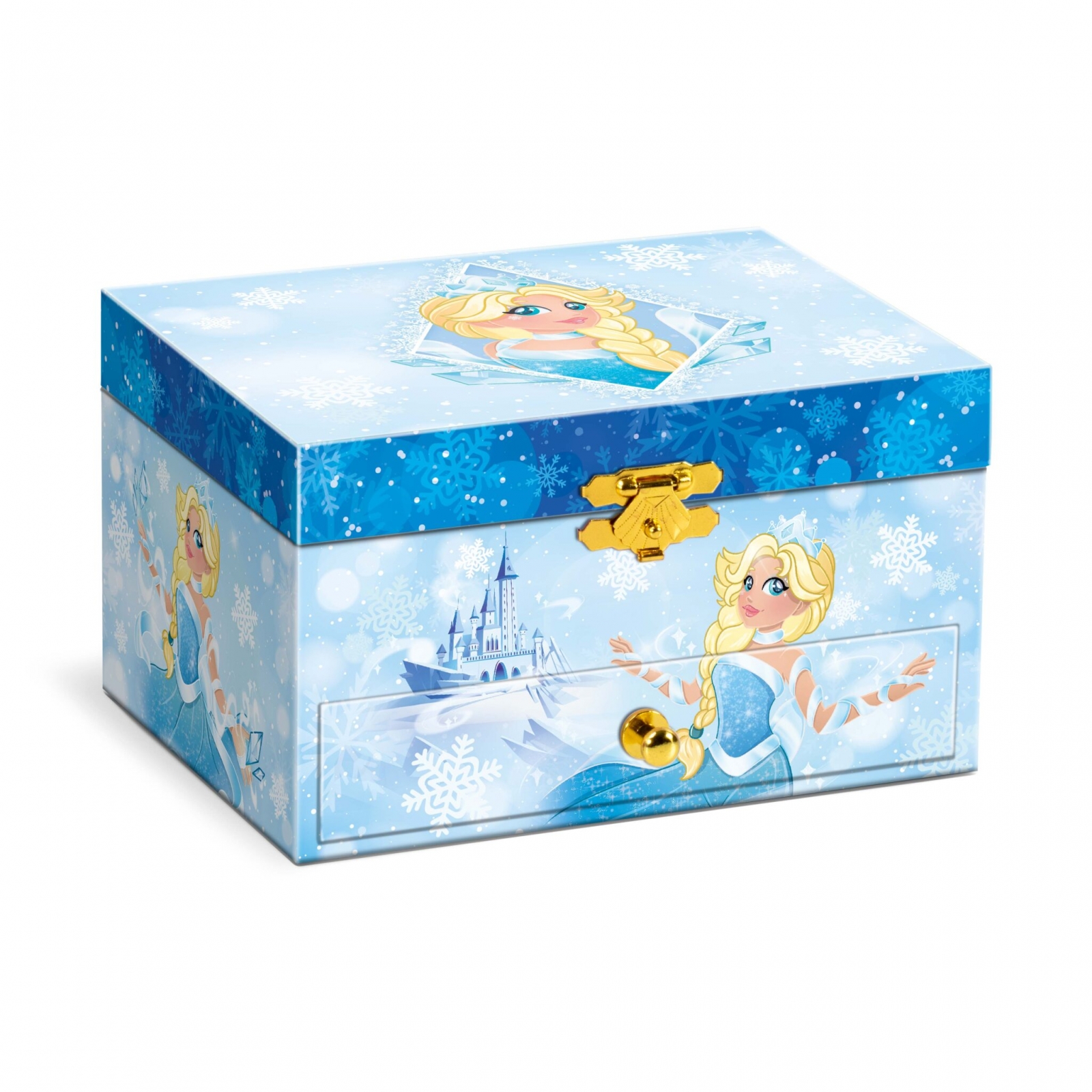 Musical jewelry box, Craze, Princesses, 14.7 x 12.2 x 9.2 cm