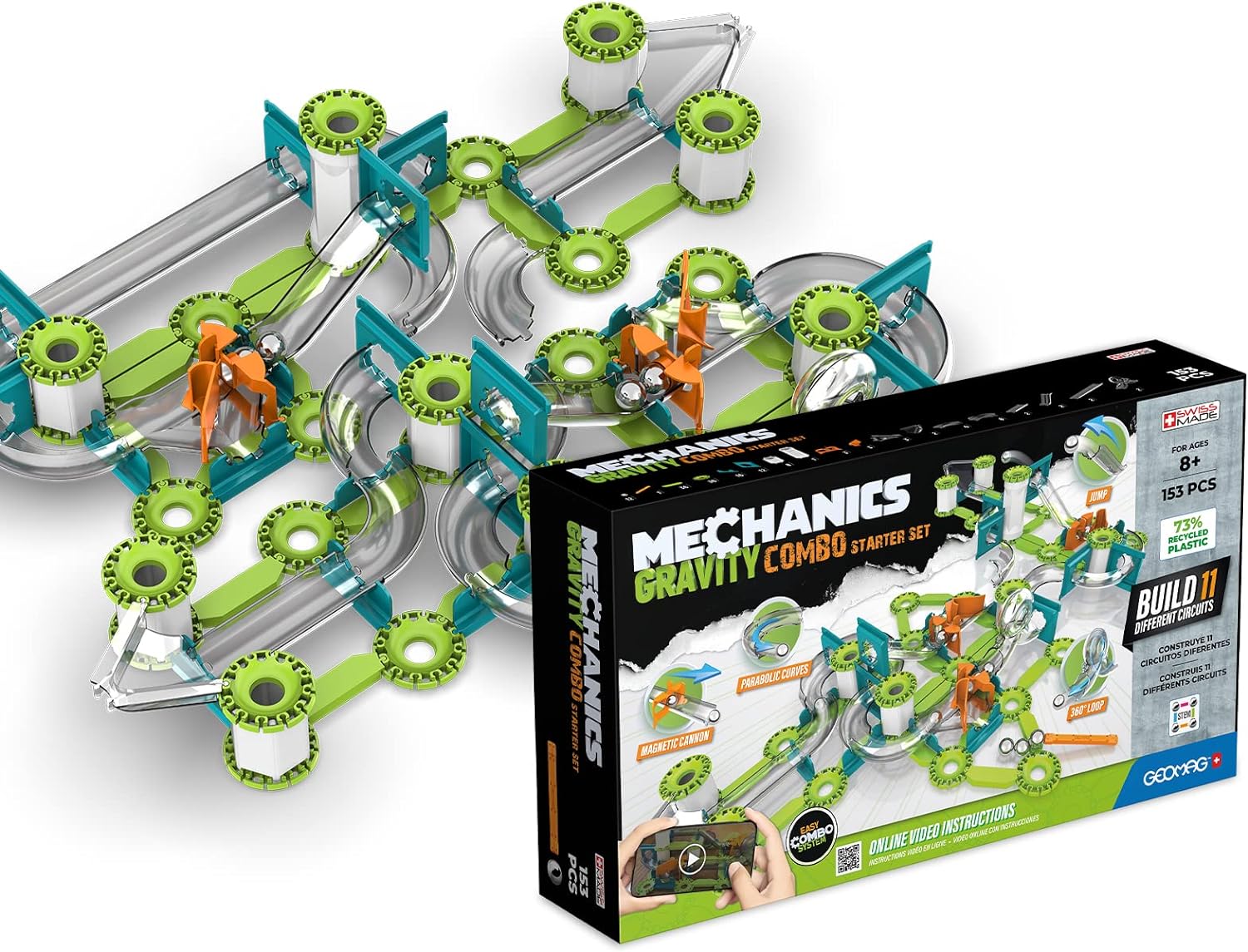 Магнитен конструктор Mechanics 757, Гравитация, 153 части