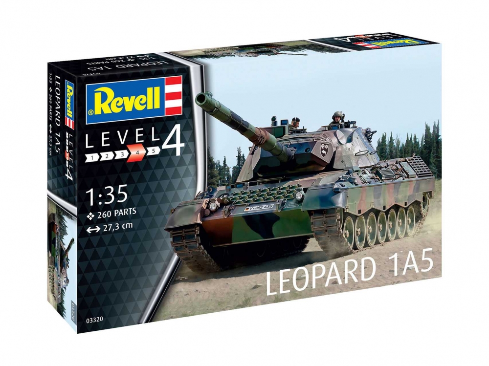 Модел за сглобяване Танк Leopard 1A5, 260 части