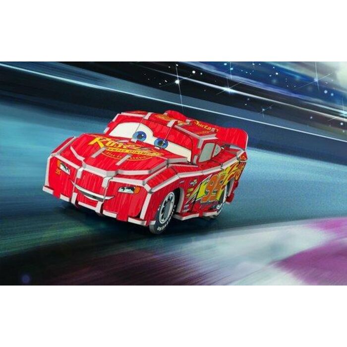 Creative set Cars 3 DIY cardboard model Lightning McQueen