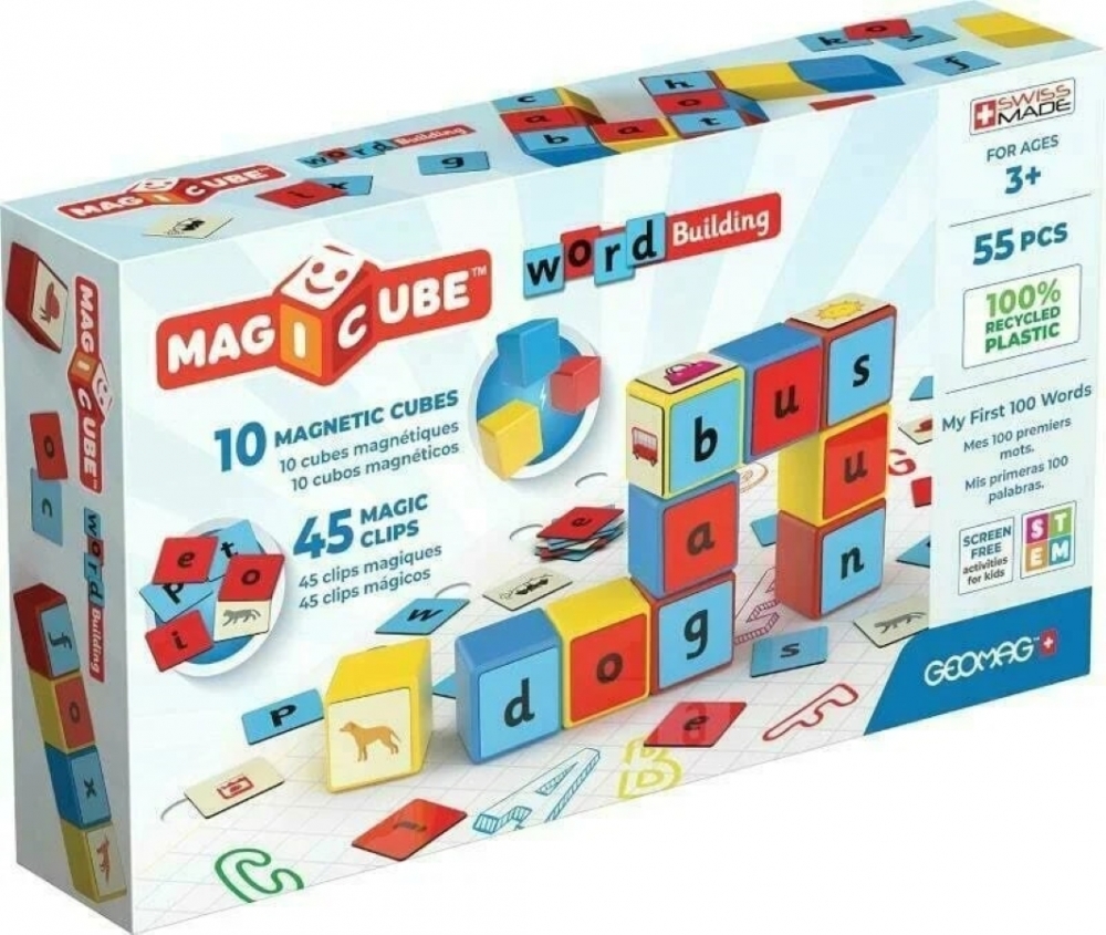 Магнитен конструктор Magicube, Съставяне на думи 258, 55 части