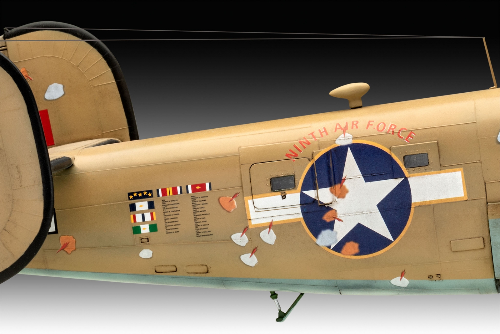 Сглобяем модел B-24D Liberator, 197 части