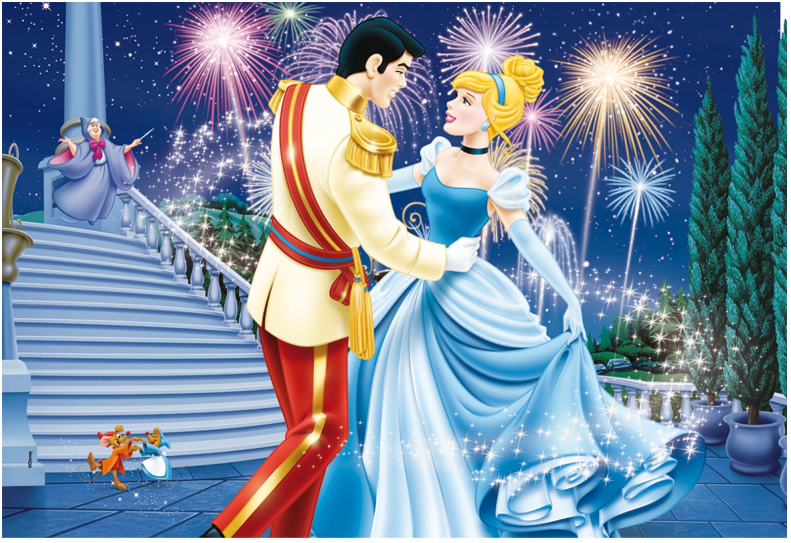 Пъзел, Lisciani, Пепеляшка, Двулицев пъзел 35 части