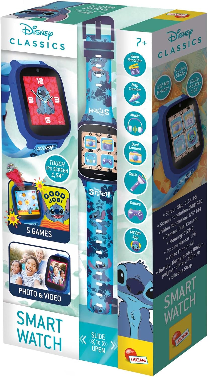 Children's smart watch, Lisciani, Stich