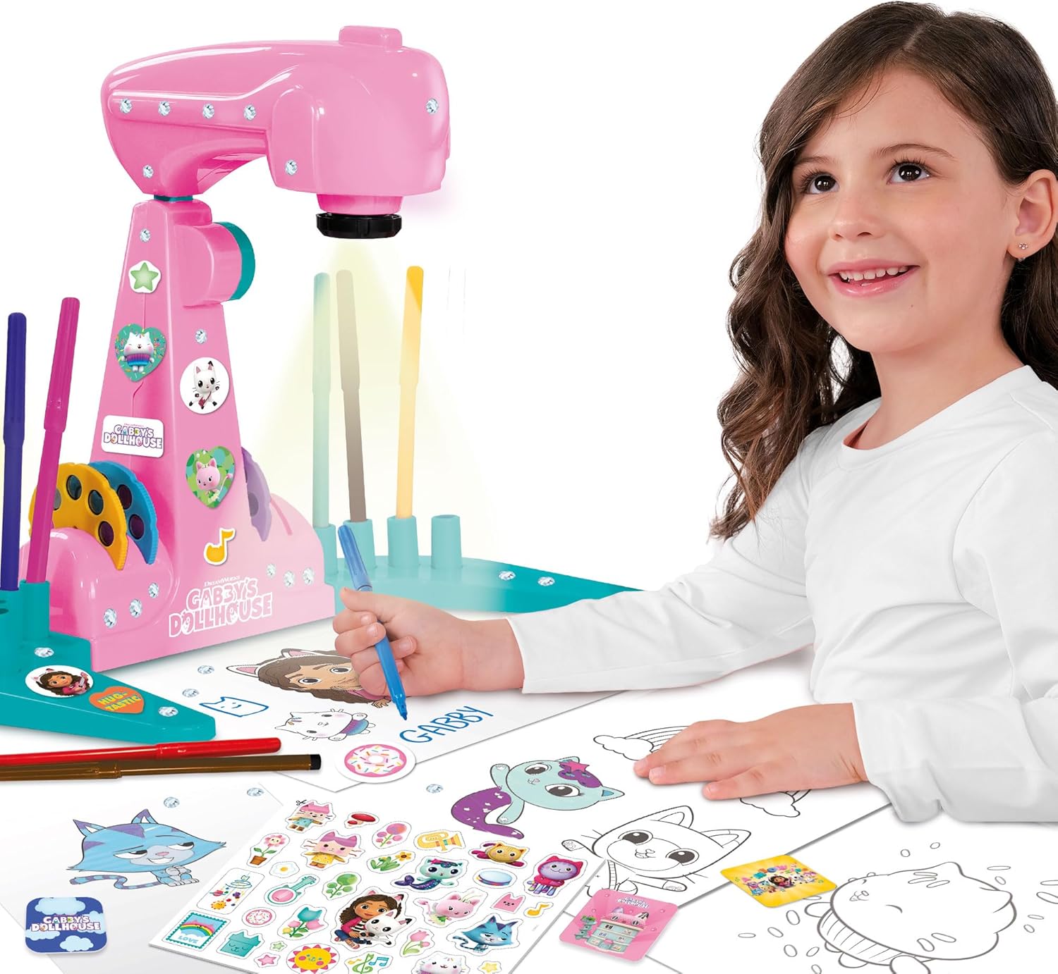 Creative set, Lisciani, Gabby′s Dollhouse, Drawing projector