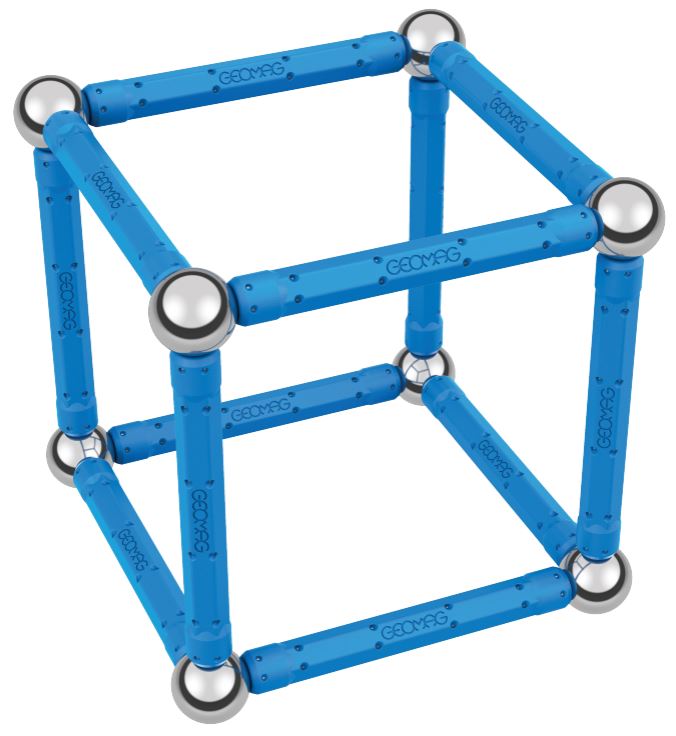 Magnetic constructor, Geomag, Classic Geometry, 48 pieces