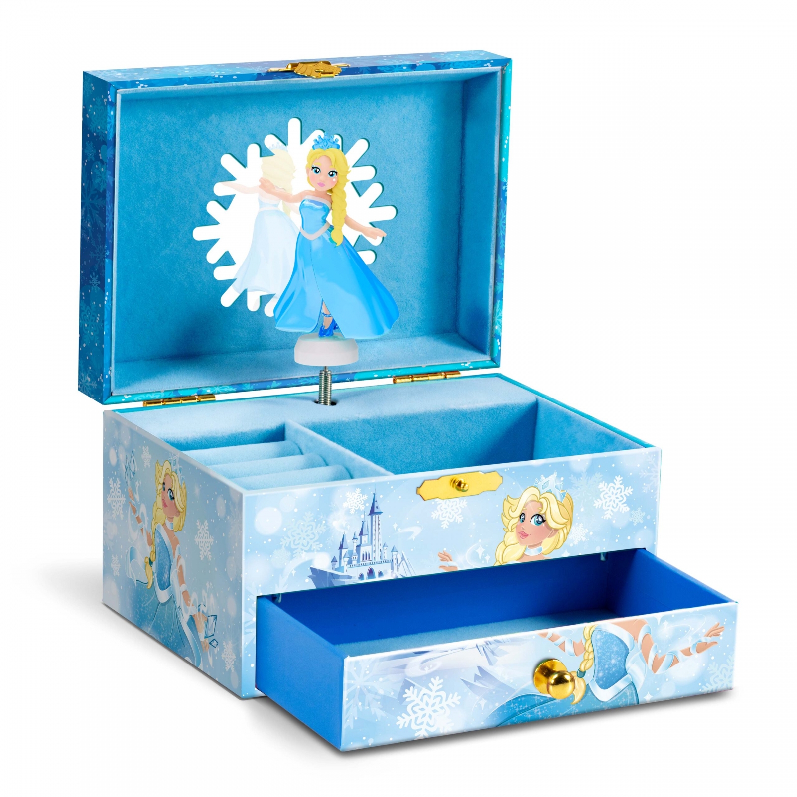Musical jewelry box, Craze, Princesses, 14.7 x 12.2 x 9.2 cm