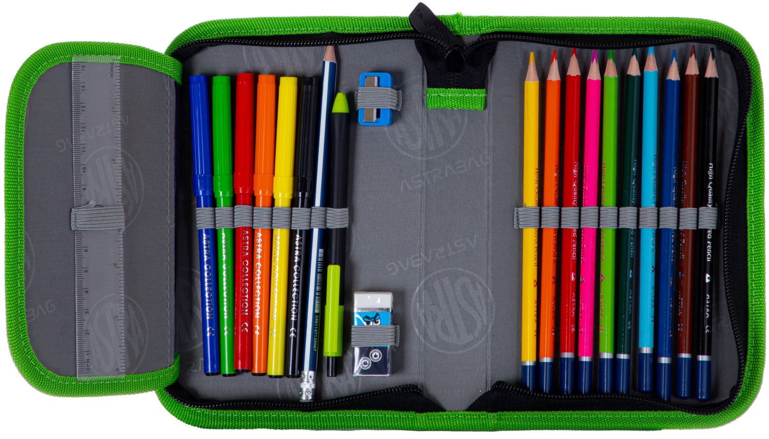 Ученически несесер с аксесоари, Astra, Футбол, 20x14x3.5см