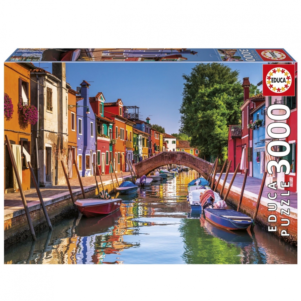 Puzzle, Educa, Burano, Italy, 3000 pieces