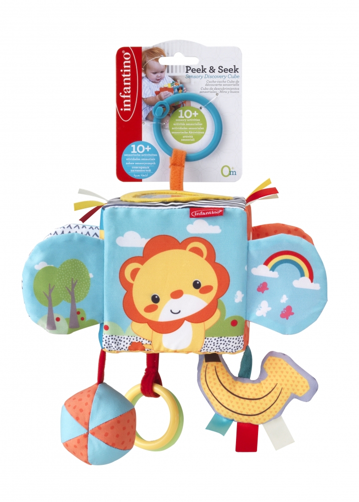 Baby Sensory Cube, Infantino, Animals