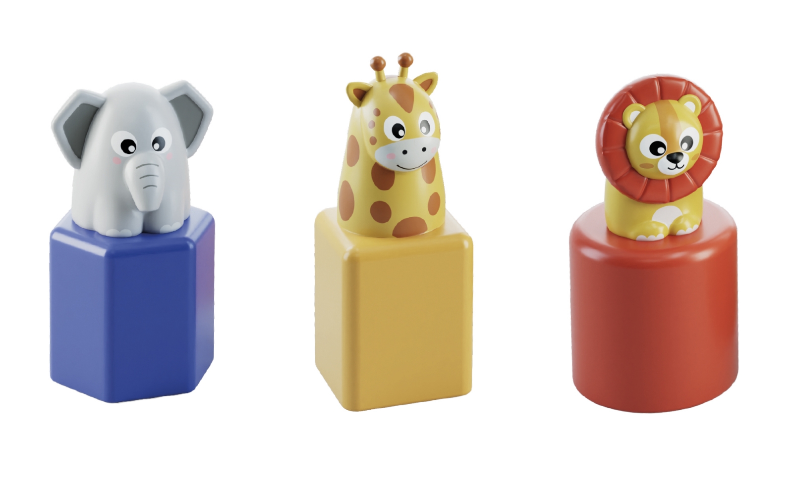 Educational game with shapes, Lisciani, Carotina, Savannah