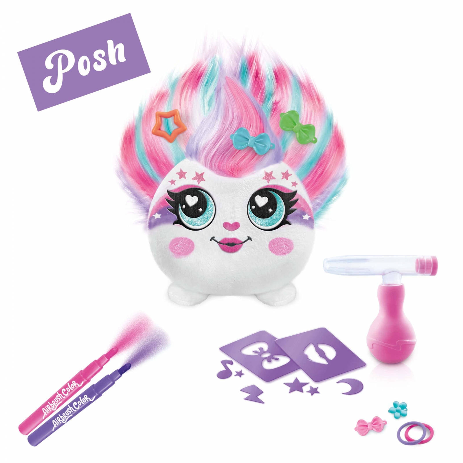 Creative set, Canal Toys, Mini plush toy for coloring and styling