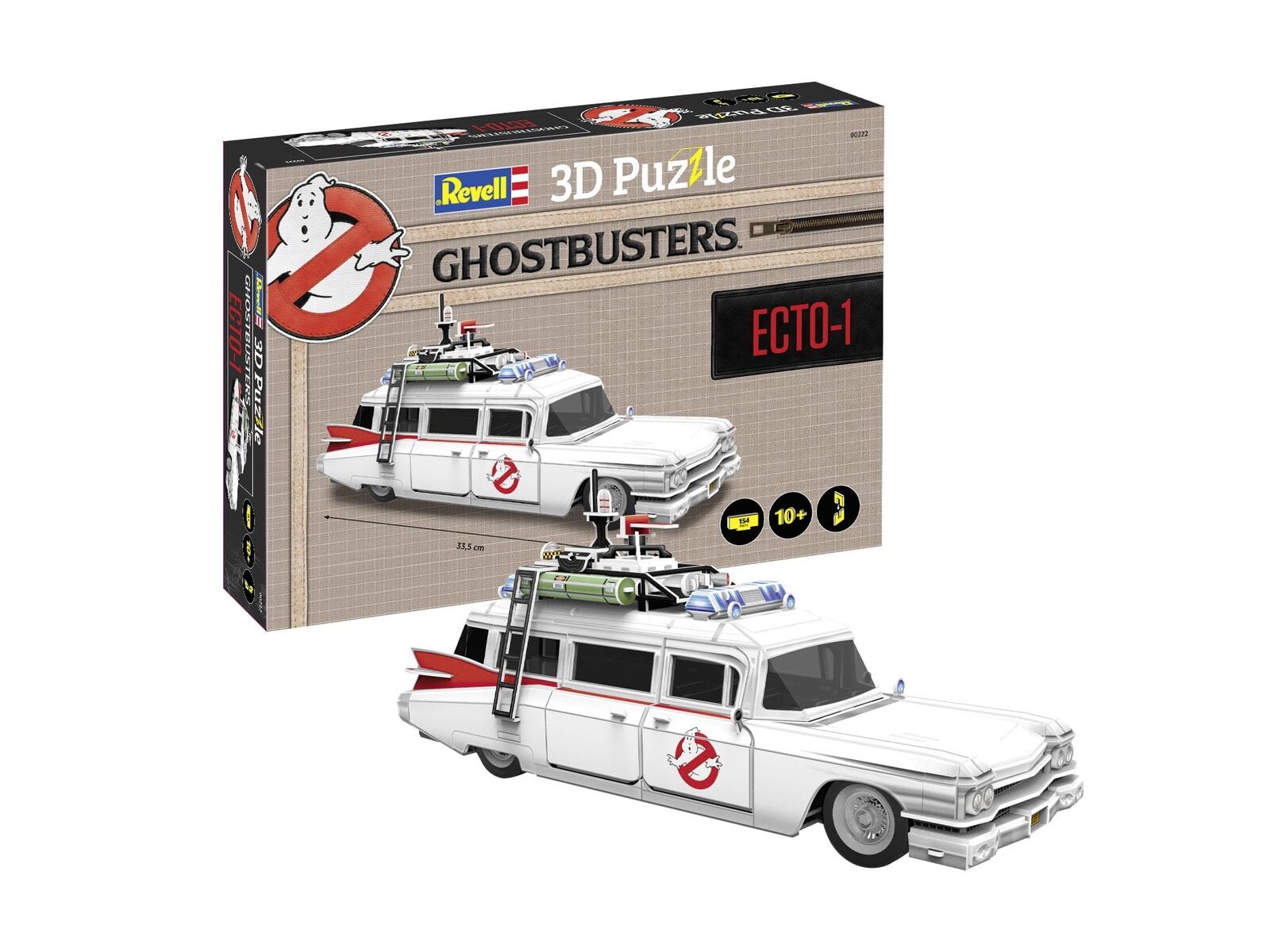 Пъзел Ловци на духове Ecto-1 3D, 120 части