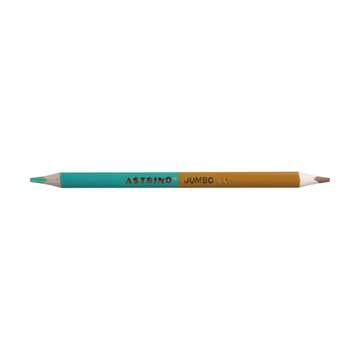 Astrino double-sided jumbo pencils 12 pcs, 24 colors and a gift sharpener