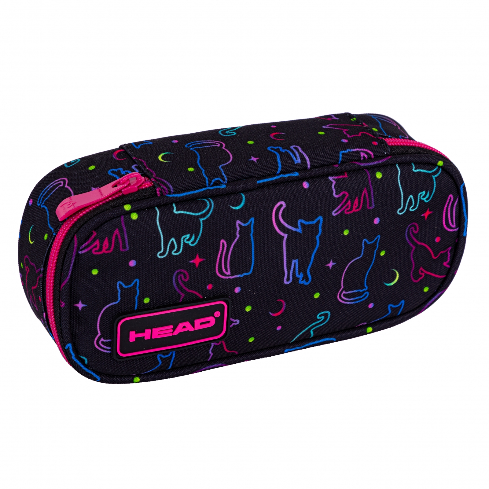 Единичен несесер без аксесоари HEAD Котки в тъмното, AC6,  22 х 9 х 5 см