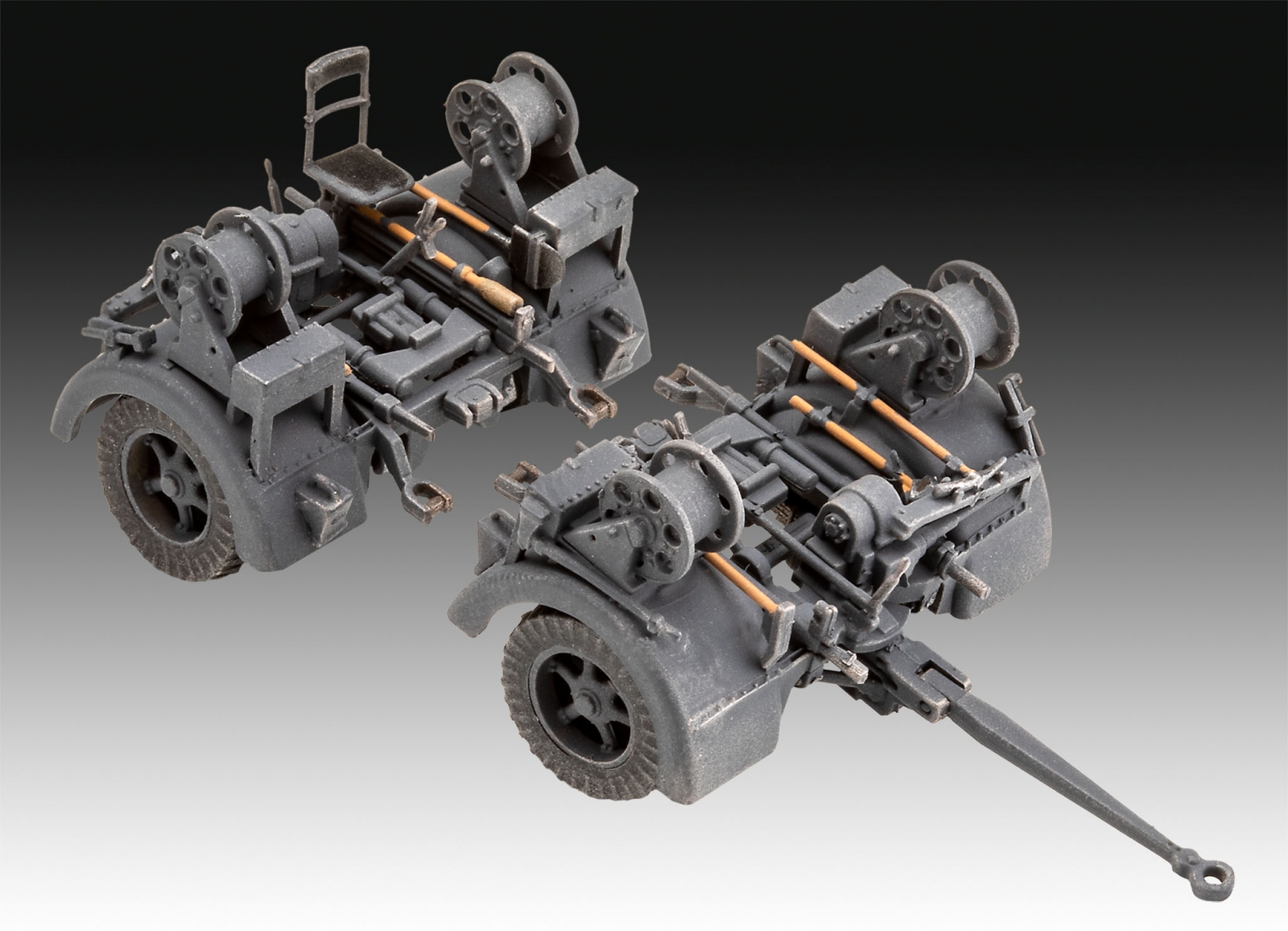 Сглобяем модел 8.8 cm Flak 37 + Sd.Anh.202, 196 части