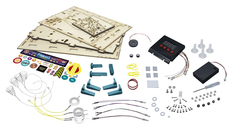 Interactive toy, Buki France, Pinball, 31x15 cm