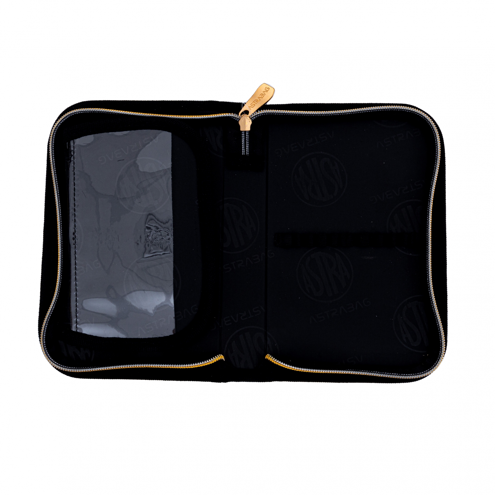 Единичен несесер без аксесоари ASTRABAG Златен Еднорог, AC1, 21*13,5*3,5см