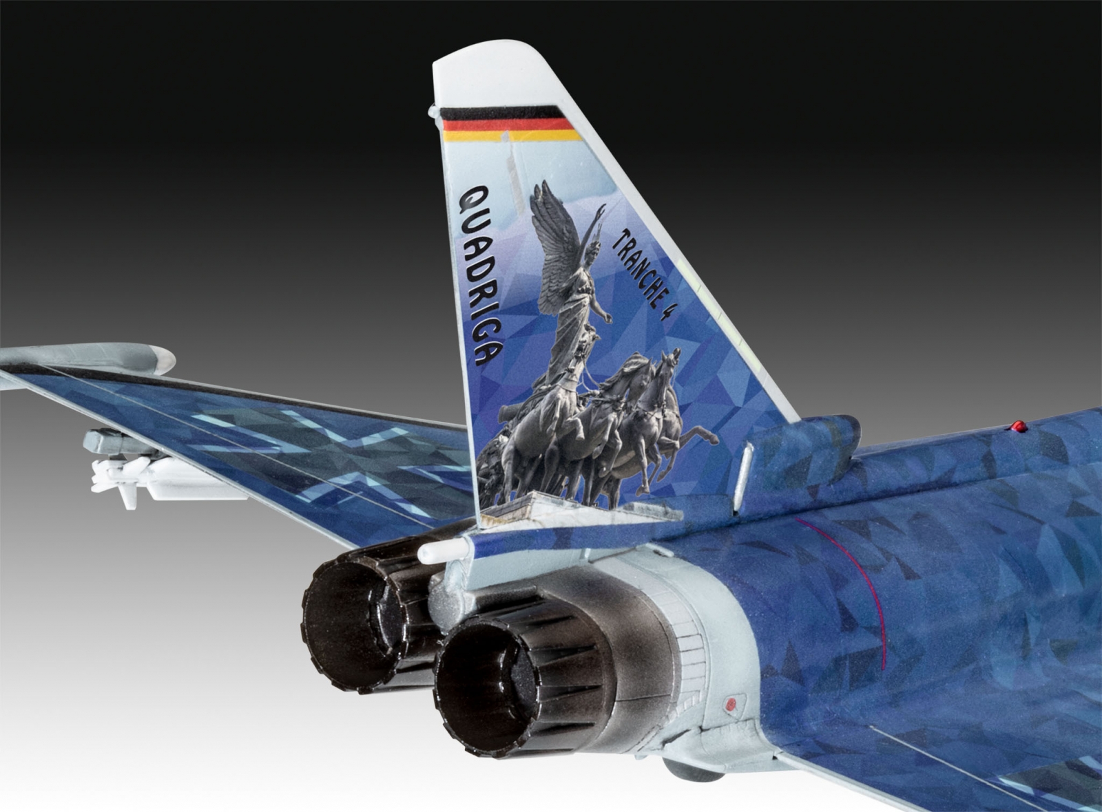 Сглобяем модел Германски изтребител Eurofighter, Luftwaffe 2020 Quadriga, 85 части
