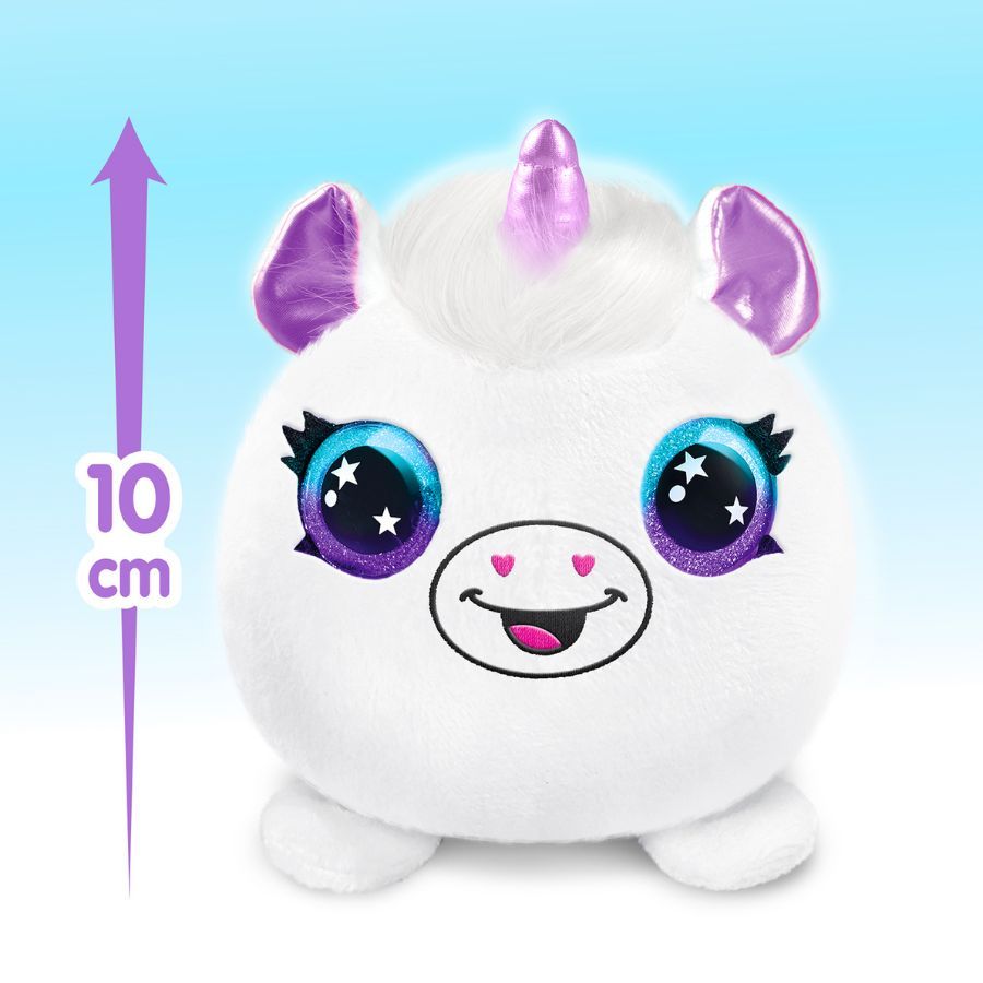 Творчески комплект, Canal Toys, Мини плюшена играчка за оцветяване, 10 см, 2 броя