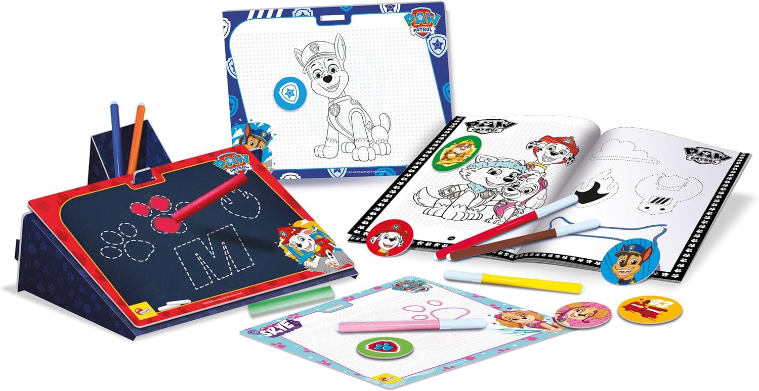 Творчески комплект, Lisciani, Paw Patrol, 2 в 1 раница с комплект за рисуване