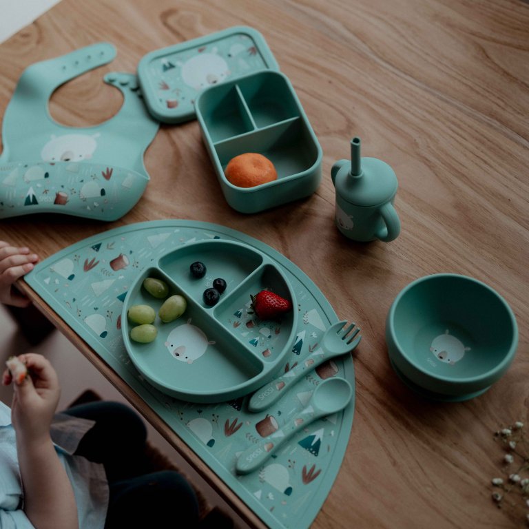 Silicone lunch box divider, Sassi, Bear