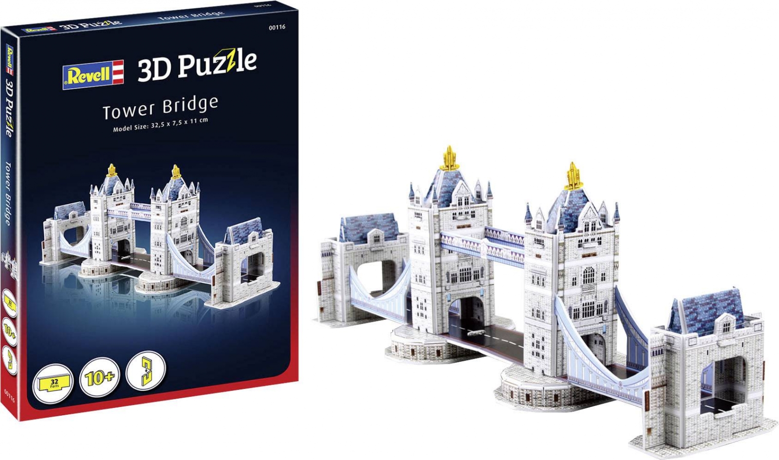Mini puzzle Tower Bridge 3D, 32 pieces