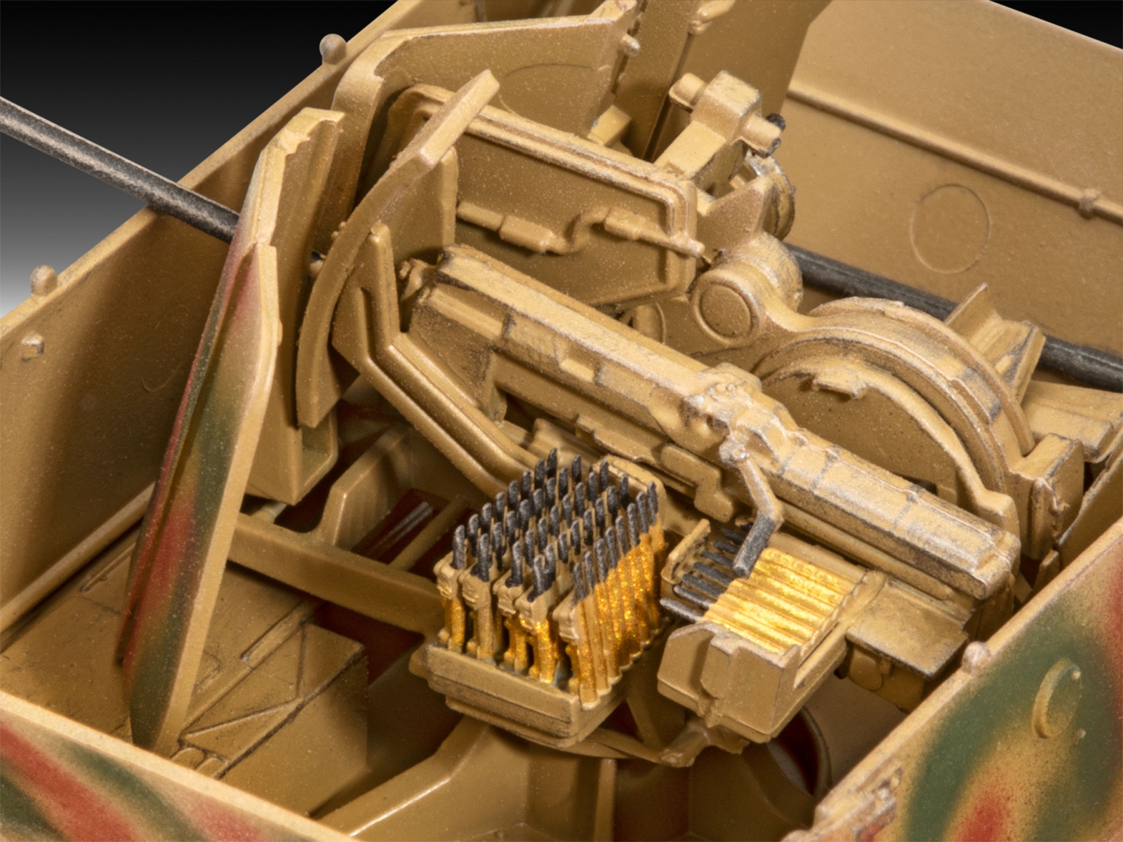 Assembly model, Revell, Flakpanzer IV Möbelwagen 3.7cm Flak 43 Tank, 144 parts