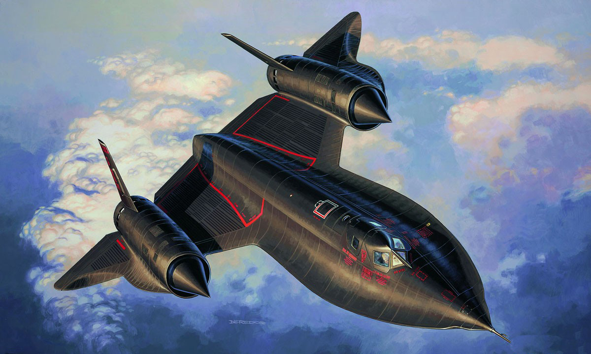 Сглобяем модел Самолет Lockheed SR-71 Blackbird, 15 части