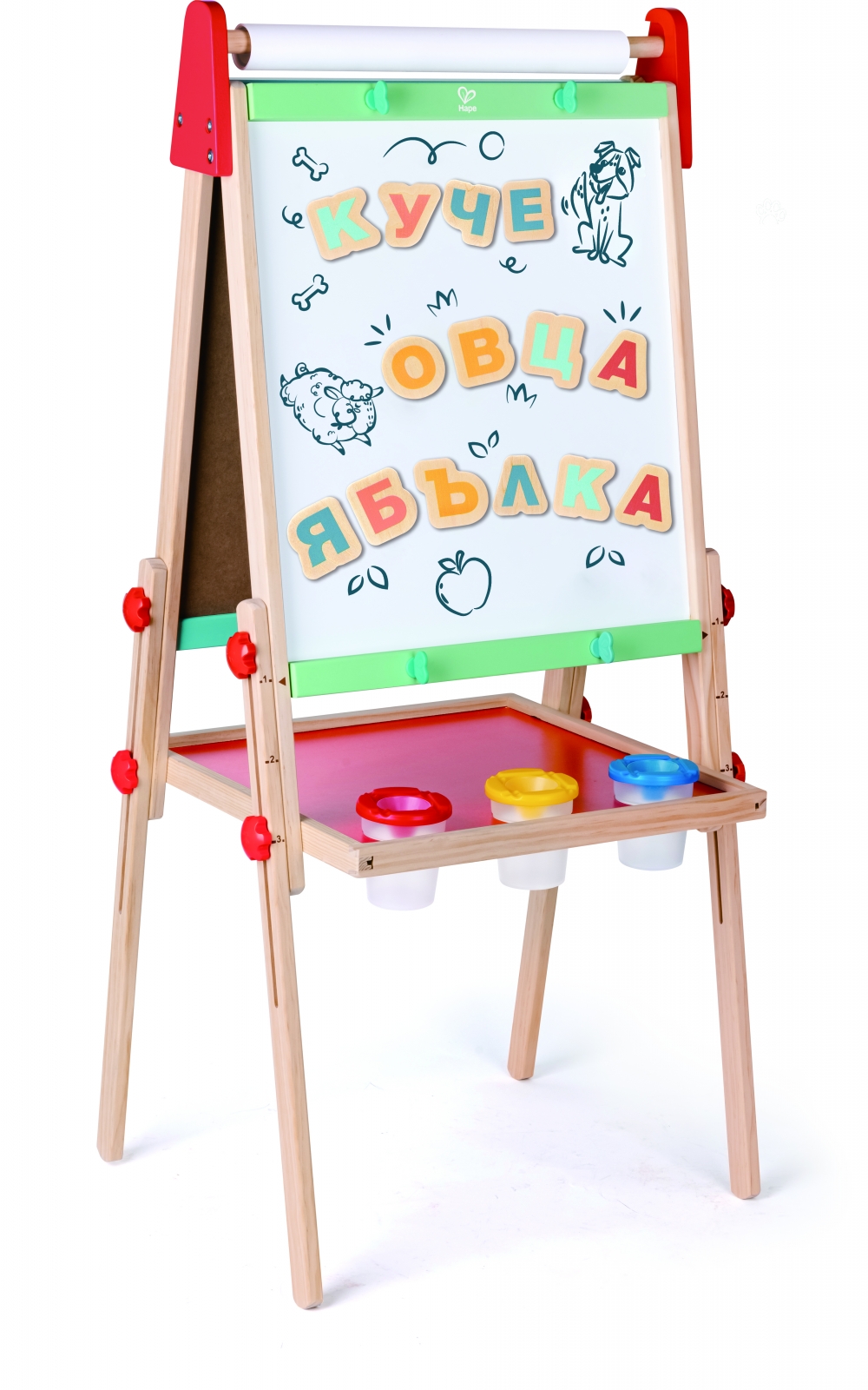 Educational set, Hape, Magnetic letters in Bulgarian, 48 pieces