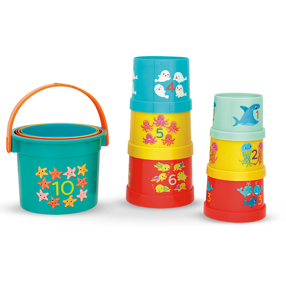 Игрален комплект Кофички за подреждане 10бр