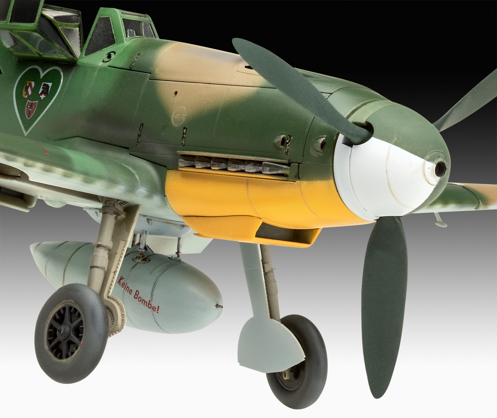 Сглобяем модел Немски изтребител Messerschmitt Bf109G-2/4, 184 части