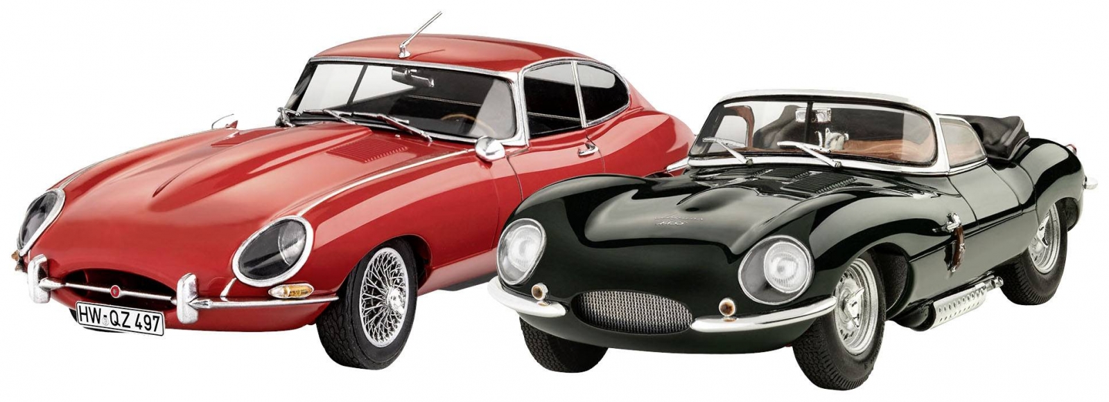 Комплект сглобяеми модели 100 години Jaguar, 2 броя