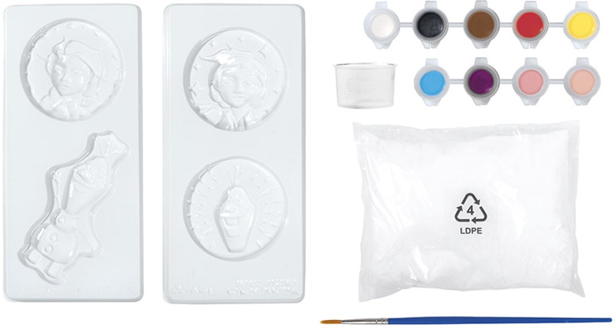 Творчески комплект, Totum, Frozen, Направи си сам гипсови фигурки