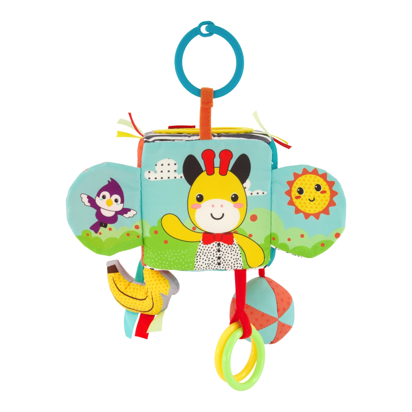 Baby Sensory Cube, Infantino, Animals