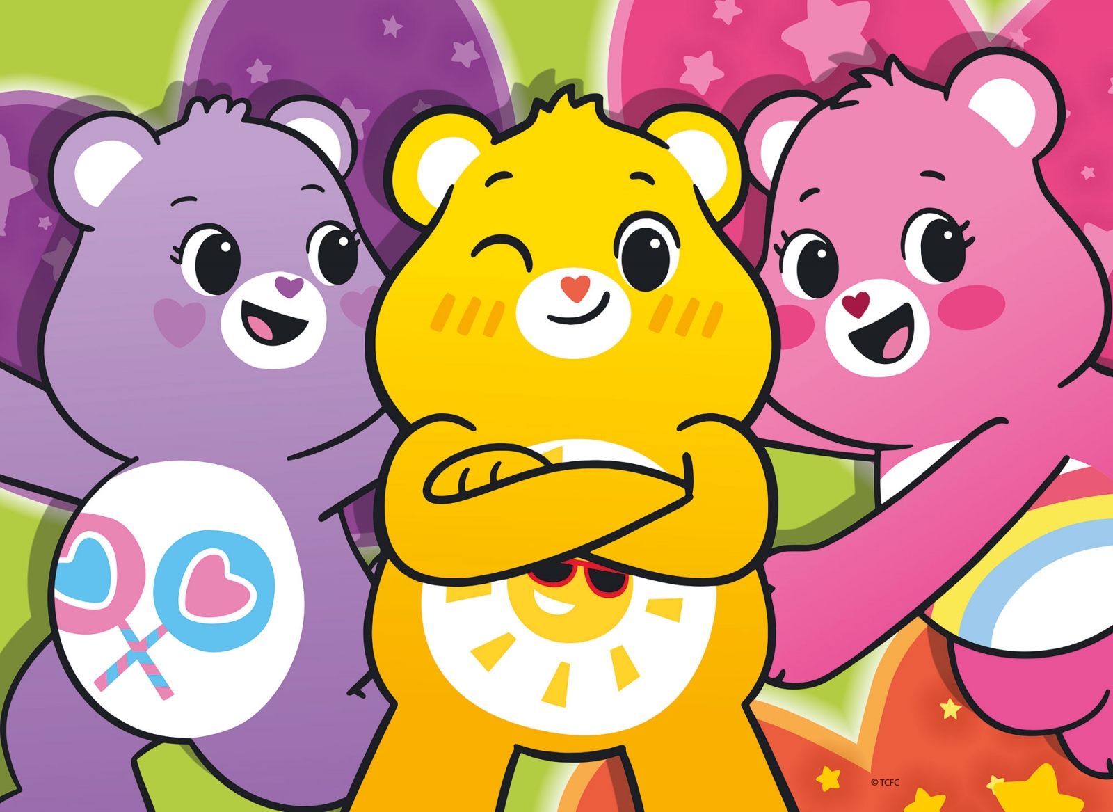 Puzzle, Lisciani, Care Bears, Double-sided puzzle, 4X48 pieces