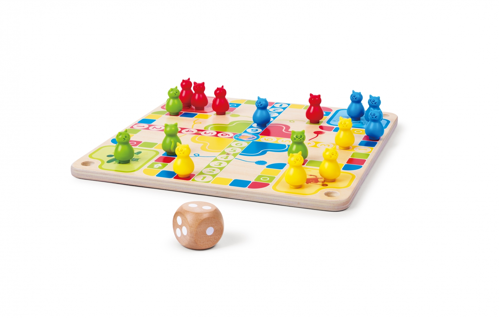 Board game, Hape, Cat Island, 3 in 1