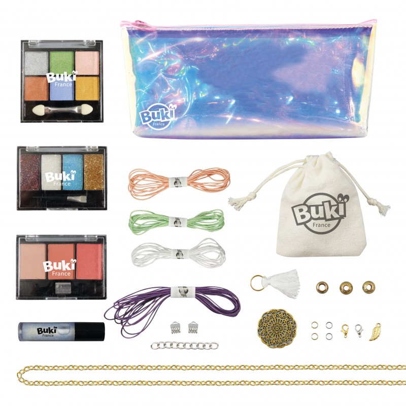 Creative kit DIY jewelry and makeup with shadows, 27 pieces