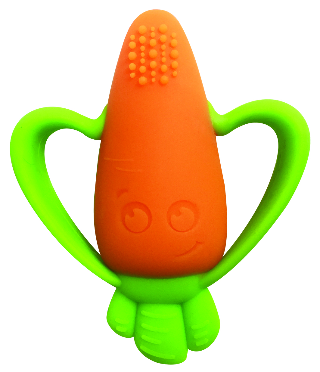 Silicone baby teether, Infantino, Carrot