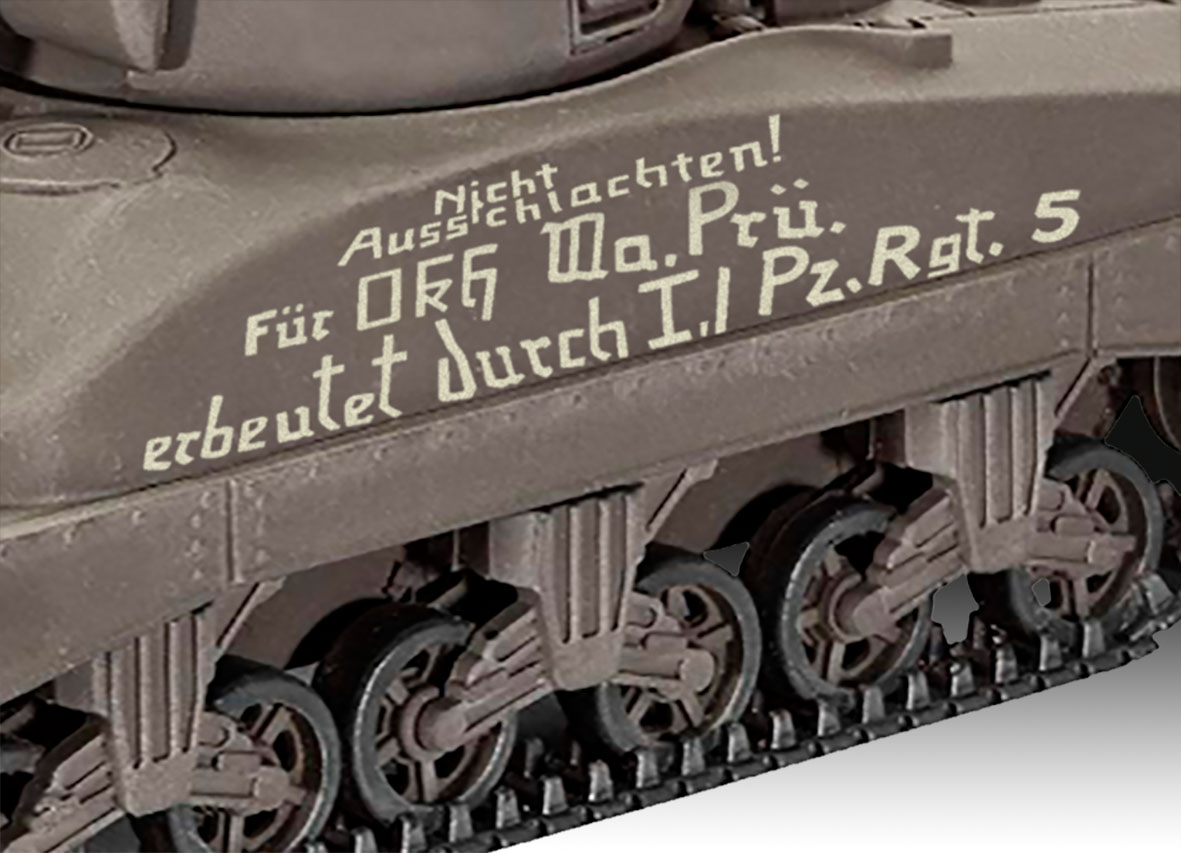 Модел за сглобяване Танк Sherman M4A1, 86 части